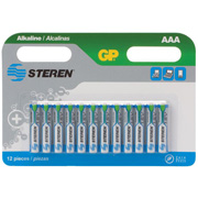 Pila alcalina AAA STEREN blister 12 pzas.