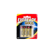 Pila alcalina Eveready Gold AA blíste on 4 pzas