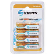 Pila recargable STEREN aa  blister de 4 pzas
