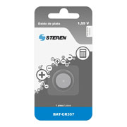 Pila de oxido de plata (cr357) botón STEREN blister 1 pza.