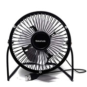 Ventilador de escritorio Taurus 4 pulgadas modelo minifan color negro