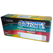 Porta navajas unifilo Corty 3112 caja con 12 pzas