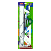 Juego de geometría Baco modelo E5050 5piezas