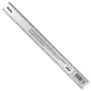 Regla metálica delta 30 cm Barrilito de aluminio