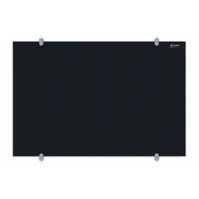 Pintarrón de cristal Criscolor Alfra color negro 60 x 90 cm