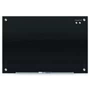 Pizarrón cristal infinity GBC magnético color negro 91x60 cm