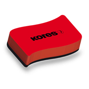 Borrador para pizarrón blanco Kores, color rojo, 1 pieza