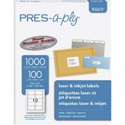 Etiqueta tecnología laser/inkjet AVERY color blanco