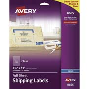 Etiqueta tecnología inkjet AVERY traslúcida