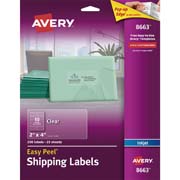 Etiqueta tecnología inkjet AVERY traslúcida