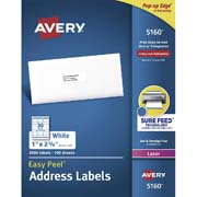 Etiqueta tecnología laser AVERY color blanco