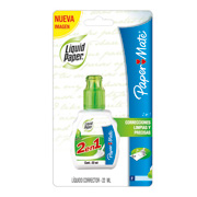 Corrector viceversa Liquid Paper 2en1 esponja aplicadora y punta tipo pluma 1 pi