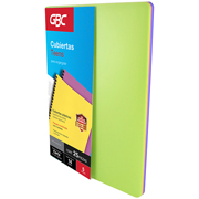 Cubierta plástica carta teens liso GBC 5colores diferentes