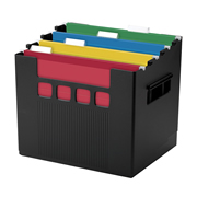 Archivo para escritorio Oxford escalonado color negro