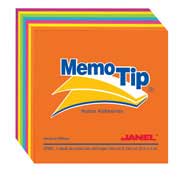Notas Adhesivas Memo Tip neon de 3x3 pulg 1 block con 400 hojas