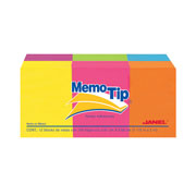 Notas Adhesivas Memo Tip neon 1.5x2 pulg12 blocks con 100 hojas cada uno