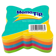 Notas Adhesivas Memo Tip forma mariposa con 250 hojas de 7.62 x 6.9 cm