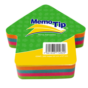 Notas Adhesivas Memo Tip forma flecha con 250 hojas de 6.6 x 6.7 cm