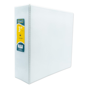 Carpeta panorámica con cristal Kinera carta de 3' herraje 'O' color blanco