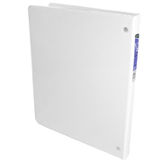 Carpeta panorámica con cristal Kinera carta de 1/2' herraje 'O' color blanco