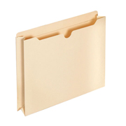 Folder manila tipo bolsa Globe-Weis carta color crema caja con 10 pzas