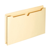 Folder manila tipo bolsa Globe-Weis oficio color crema caja con 10 pzas