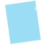 FOLDER PORTADOCUMENTOS TIPO L 9121 CARTA AZUL C/12