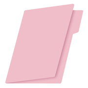 LM-Folder manila Fortec oficio color roseja 1/2 caja con 100 pzas