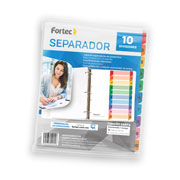 LM-Separador númerico con índice Fortec ta cejas de colores con 10 divisiones