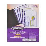 Protector de hojas medio multicolor ACCOantirreflejante, tamaño carta