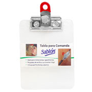 Tabla para comanda Sablón tamaño mini 11x 18.5 x 1.8 cm