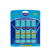 LAPIZ ADHESIVO BACO 9G BLISTER 4 PIEZAS .