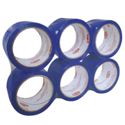 Cinta 184 de empaque TUK 48mm x 50m , color azul, con 6 piezas