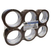 Cinta 278 de empaque TUK 48mm x 50m cinta tipo 278, color canela, con 6 piezas