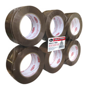 Cinta 284 de empaque TUK 48 mm x 150 ta tipo 284, color canela, con 6 piezas