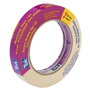 másking tape tipo 124 TUK 18mm x 50m , color crema, 1 pza