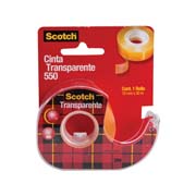 cinta 550 transparente Scotch 3M 19x30 1 pieza con despachador