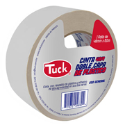 Cinta 4019 doble capa TUK 48mm x 50m , color crema, 1 pza