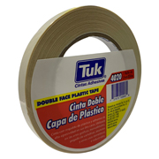 Cinta 4020 doble capa TUK 12mm x 50m 0, color blanco, 1 pza
