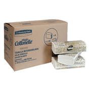 Toalla interdoblada cottonelle, caja c/20 paq. 100 hjs