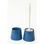 Cepillo con base para wc El castor colorazul