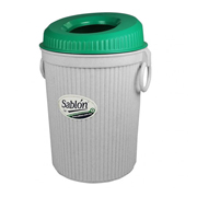 Cesto tapa Ovalo chico Sablon organico .