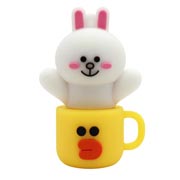 Memoria USB Brobotix 32gb conejo en taza.