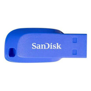 Memoria USB Sandisk Cruzer Blade, 16GB, USB 2.0, Azul