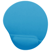 Mousepad Brobotix tipo gel turquesa .
