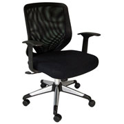 Silla ejecutiva ERGO 4245 respaldo en malla y asiento en tela