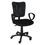 Silla operativa ERGO 1410 respaldo en malla y asiento en tela mesh