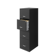 Archivero metálico SPACE SOLUTIONS  4 cajones tamaño carta marca color charcoal
