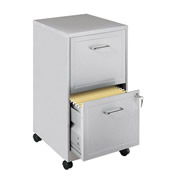 Archivero metálico SPACE SOLUTIONS tamaño carta  2 gavetas color gris