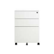 Archivero metalico MUNDO IN 1 gaveta + 2cajónes modelo sarre color blanco